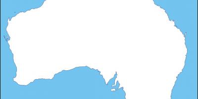 Karta över Australien översikt