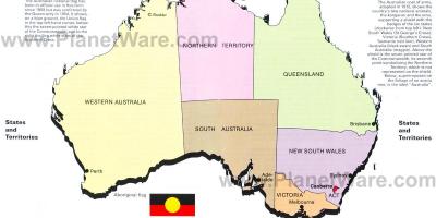 Australien territorium karta